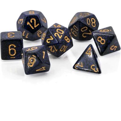 Chessex Arany Éles Szélű Kockák - D7 Polydheral Chessex Arany Éles Szélű Kockák - D7 Polydheral