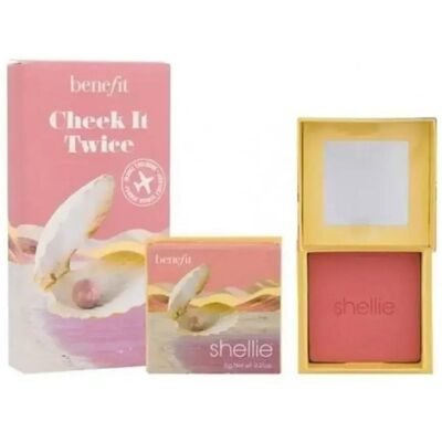 Benefit Shellie Blush - Varm muslingeskjell-rosa - Cheek It Twice - 2 stk 6 g Benefit Shellie Blush - Varm muslingeskjell-rosa - Cheek It Twice - 2 stk 6 g