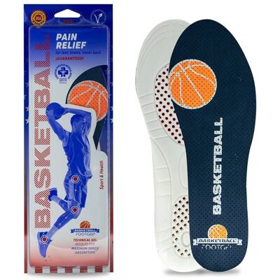 Plantillas Basket Coloridas Footgel - Tipo Deporte Plantillas Basket Coloridas Footgel - Tipo Deporte