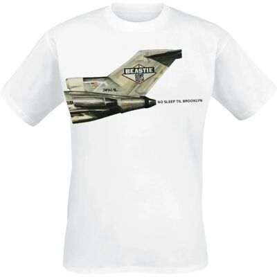 Beastie Boys No Sleep Til Brooklyn Plane T-Shirt - Kurzarm - S-3XL Beastie Boys No Sleep Til Brooklyn Plane T-Shirt - Kurzarm - S-3XL