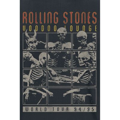 The Rolling Stones Voodoo Lounge T-Shirt - Kurzarm - Baumwolle - Reguläre Passform - Rundhalsausschnitt - Offizielles Merch The Rolling Stones Voodoo Lounge T-Shirt - Kurzarm - Baumwolle - Reguläre Passform - Rundhalsausschnitt - Offizielles Merch