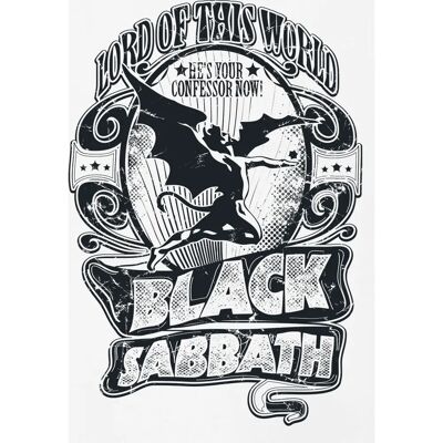 Black Sabbath Lord Of This World Canotta - Tank Top - S-XXL - Weiß - Offiziell Black Sabbath Lord Of This World Canotta - Tank Top - S-XXL - Weiß - Offiziell