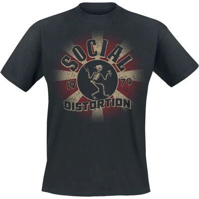 Social Distortion Eclipse T-Skjorte - Kortermet - M-3XL - Herre - Svart Social Distortion Eclipse T-Skjorte - Kortermet - M-3XL - Herre - Svart