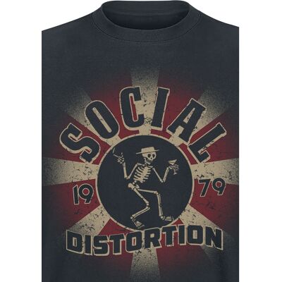 Social Distortion Eclipse T-skjorte med korte ermer - Mann - Svart Social Distortion Eclipse T-skjorte med korte ermer - Mann - Svart