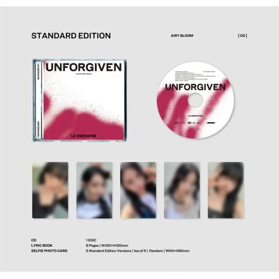 Le Sserafim - Unforgiven - Japanese Single - CD Le Sserafim - Unforgiven - Japanese Single - CD