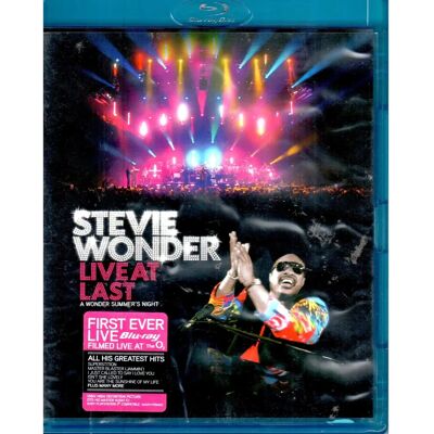 Motown Stevie Wonder Live at Last Blu-ray Région A - Publicité Motown Stevie Wonder Live at Last Blu-ray Région A - Publicité