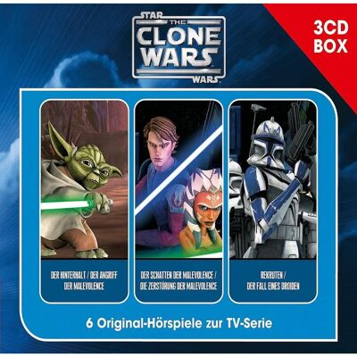 The Clone Wars - 3-CD Caja de Audio Vol.1 - Aventuras Star Wars The Clone Wars - 3-CD Caja de Audio Vol.1 - Aventuras Star Wars