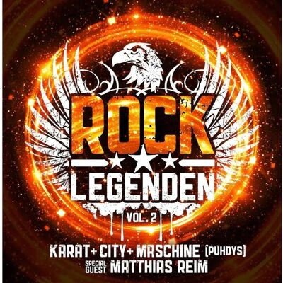 Karat City Puhdys Matthias Reim - Légendes du Rock Vol. 2 - Album de Musique - Publicité Karat City Puhdys Matthias Reim - Légendes du Rock Vol. 2 - Album de Musique - Publicité