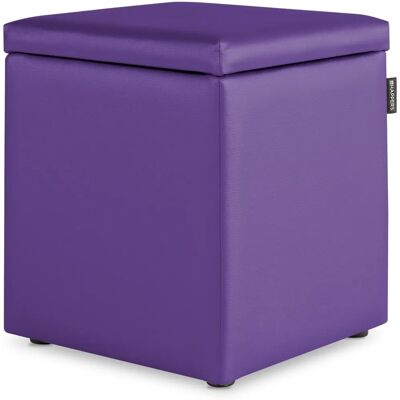Happers Puff Cubo Arcón Polipiel Lila - Lilas - 1 unité - Ottoman de rangement - Publicité Happers Puff Cubo Arcón Polipiel Lila - Lilas - 1 unité - Ottoman de rangement - Publicité