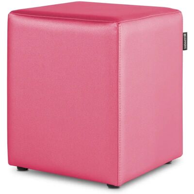 Happers - Puff Cubo Polipiel Fucsia - Puff Happers - Puff Cubo Polipiel Fucsia - Puff