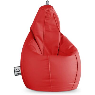 HAPPERS - Pouf Poltrona Sacco en Similcuir Rouge XXL - Pouf - Publicité HAPPERS - Pouf Poltrona Sacco en Similcuir Rouge XXL - Pouf - Publicité