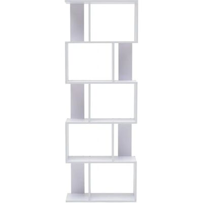 Rebecca Bücherregal 5 Regale Weiß Holz - Bücherregal Rebecca Bücherregal 5 Regale Weiß Holz - Bücherregal