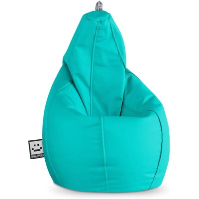 HAPPERS Pouf Pera Turquoise - Pouf - Publicité HAPPERS Pouf Pera Turquoise - Pouf - Publicité