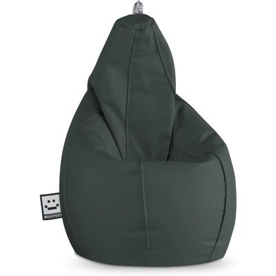 HAPPERS Pouf Pera en Cuir Gris - Publicité HAPPERS Pouf Pera en Cuir Gris - Publicité
