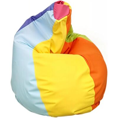 Happers Pera Cuir Synthétique Multicolore - Pouf - Publicité Happers Pera Cuir Synthétique Multicolore - Pouf - Publicité