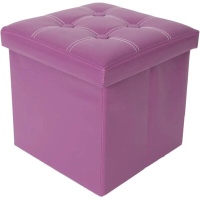Mobili Rebecca Puff Contenitore - Stile Moderno Viola Mobili Rebecca Puff Contenitore - Stile Moderno Viola