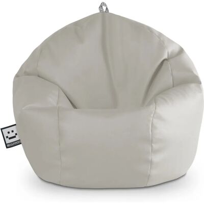 HAPPERS Pouf pour Enfants en Similicuir Gris Clair - Polyvalent et Compact - Pouf - Publicité HAPPERS Pouf pour Enfants en Similicuir Gris Clair - Polyvalent et Compact - Pouf - Publicité