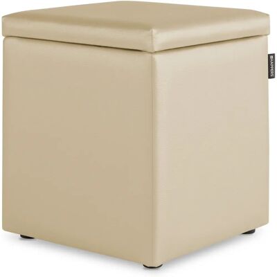 Happers Cubo Arcón Puff - Ottomán de almacenamiento Happers Cubo Arcón Puff - Ottomán de almacenamiento