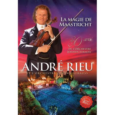 André Rieu Modèle - DVD de concert en direct - Magie de Maastricht - 30 ans de l'orchestre - Import italien - Occasion - Publicité André Rieu Modèle - DVD de concert en direct - Magie de Maastricht - 30 ans de l'orchestre - Import italien - Occasion - Publicité
