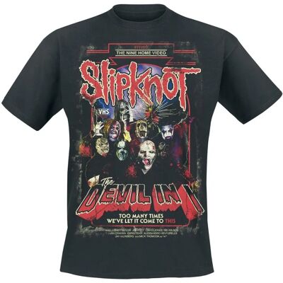 Slipknot The Devil In I lyhythihainen T-paita - Iso - Mies - Musta Slipknot The Devil In I lyhythihainen T-paita - Iso - Mies - Musta