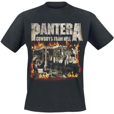 Pantera Fire Frame Kurzarm T-Shirt - Herren Pantera Fire Frame Kurzarm T-Shirt - Herren