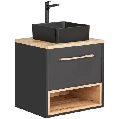 Fun Moebel - BURBON - Graphit - Bathroom vanity Fun Moebel - BURBON - Graphit - Bathroom vanity