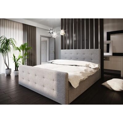 Fun Moebel - HUGO - Grau - 160x200cm - Boxspring bed Fun Moebel - HUGO - Grau - 160x200cm - Boxspring bed
