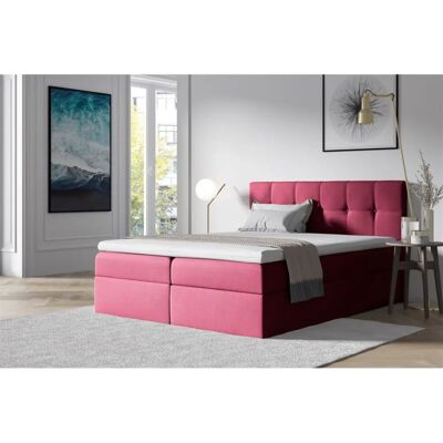 Fun Moebel - BURGOS - 160x200cm - Rot - Boxspring bed Fun Moebel - BURGOS - 160x200cm - Rot - Boxspring bed