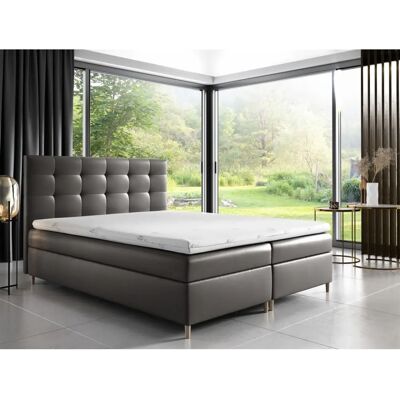 Fun Moebel - ARVID - 200x200 cm - Kunstleder - Boxspringbett Fun Moebel - ARVID - 200x200 cm - Kunstleder - Boxspringbett