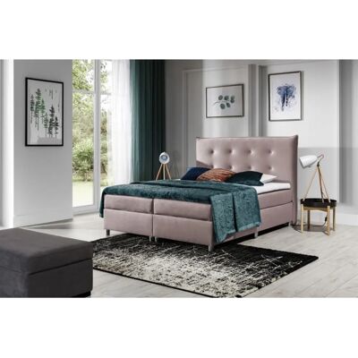Fun Moebel - RITA 160x200 - Solar Stoff - Ohne Bettkasten - Boxspringbett Fun Moebel - RITA 160x200 - Solar Stoff - Ohne Bettkasten - Boxspringbett