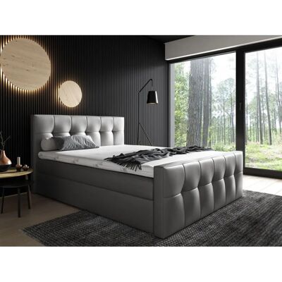 Fun Moebel - OWEN - Grau - 200x200cm - Boxspringbett Fun Moebel - OWEN - Grau - 200x200cm - Boxspringbett