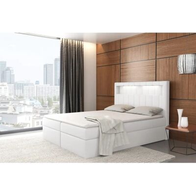Fun Moebel - STORM - 140x200cm - LED Lift - Boxspringbett Fun Moebel - STORM - 140x200cm - LED Lift - Boxspringbett
