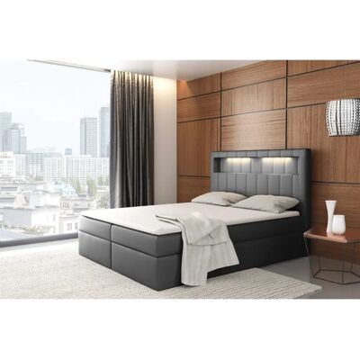 Fun Moebel - STORM - 200x200cm - LED - Boxspringbett Fun Moebel - STORM - 200x200cm - LED - Boxspringbett