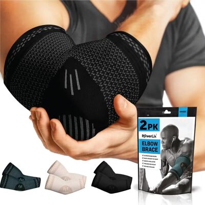 PowerLix - Manchette du coude - 2-pack - Publicité PowerLix - Manchette du coude - 2-pack - Publicité