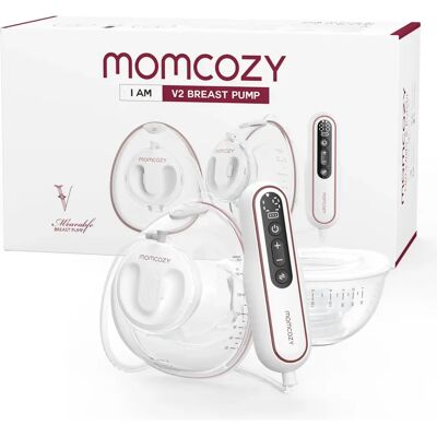Momcozy Marka Model V2 Ultra-lekka Pompa do mleka - Pompa do mleka Momcozy Marka Model V2 Ultra-lekka Pompa do mleka - Pompa do mleka