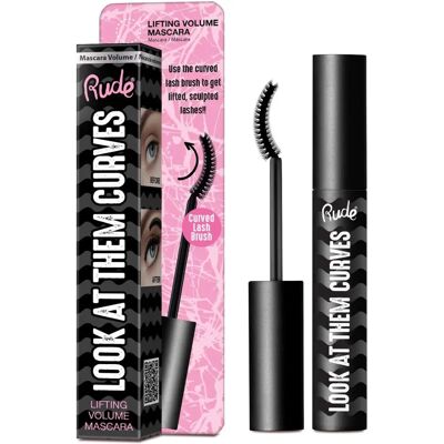 Rude Cosmetics Look At Them Curves - Lifting Mascara - Mascara Rude Cosmetics Look At Them Curves - Lifting Mascara - Mascara