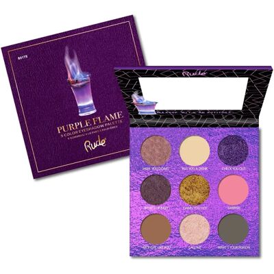 RUDE COSMETICS Cocktail Party 9 Lidschatten-Palette - Purple Flame - Lidschattenpalette RUDE COSMETICS Cocktail Party 9 Lidschatten-Palette - Purple Flame - Lidschattenpalette