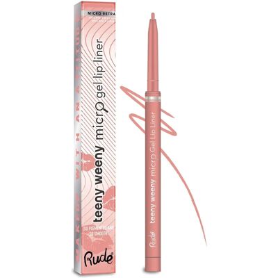 Rude Cosmetics Teeny Weeny Micro Gel Lip Liner - Blushing Bare - Lip Liner Rude Cosmetics Teeny Weeny Micro Gel Lip Liner - Blushing Bare - Lip Liner
