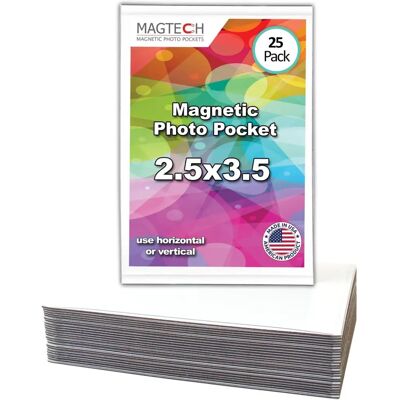 Magtech Vit Magnetram för Fotografer - 10x15 cm - 25 st Magtech Vit Magnetram för Fotografer - 10x15 cm - 25 st