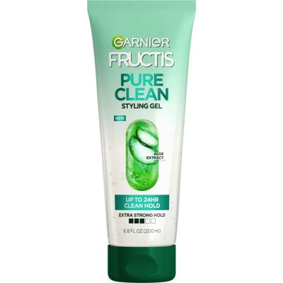 Garnier Fructis Style Pure Clean Gel - Gel coiffant, 6,8 oz - Publicité Garnier Fructis Style Pure Clean Gel - Gel coiffant, 6,8 oz - Publicité