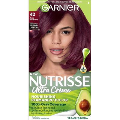 Garnier Nutrisse Deep Burgundy - Hair Color Creme Garnier Nutrisse Deep Burgundy - Hair Color Creme