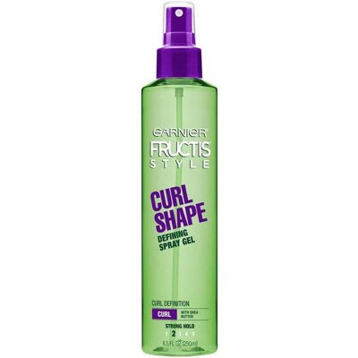 Garnier Fructis Curl Shape Strong-Hold Hair Gel Spray - 8.5 Oz Garnier Fructis Curl Shape Strong-Hold Hair Gel Spray - 8.5 Oz