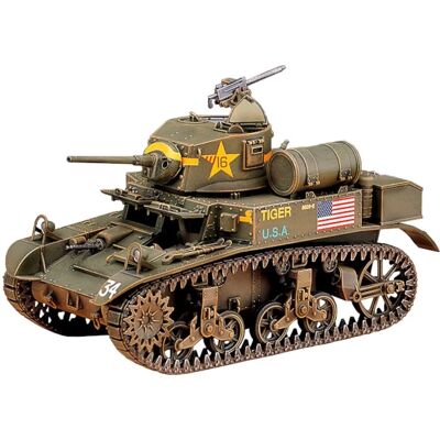 Academy US M3A1 Stuart mit Innenraum - Militärmodellbausatz Academy US M3A1 Stuart mit Innenraum - Militärmodellbausatz