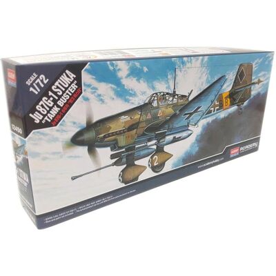 Academy Junkers Ju 87G-1 Stuka Tankbuster - Maquette d'avion 1/72 - Publicité Academy Junkers Ju 87G-1 Stuka Tankbuster - Maquette d'avion 1/72 - Publicité