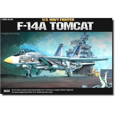 Kit modellini aerei Grumman F-14A Tomcat 1:48 - Academy Kit modellini aerei Grumman F-14A Tomcat 1:48 - Academy