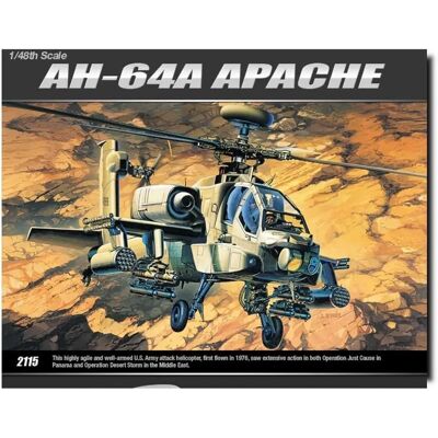 Kit modell Hughes AH-64A Apache 1/48 - Academy Kit modell Hughes AH-64A Apache 1/48 - Academy