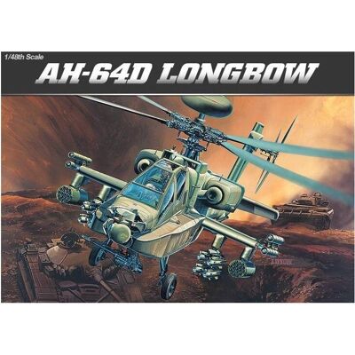 Academy Boeing AH-64D Longbow Modellbausatz 1:48 Academy Boeing AH-64D Longbow Modellbausatz 1:48