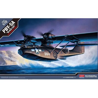 Academy PBY-5A Catalina Black Cat Modellbausatz - WWII Flugboot 1:72 Academy PBY-5A Catalina Black Cat Modellbausatz - WWII Flugboot 1:72