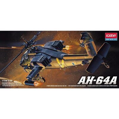 Kit modello Hughes AH-64A Apache - Scala 1:72 Kit modello Hughes AH-64A Apache - Scala 1:72