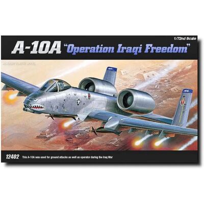 Kit de modélisme Fairchild A-10A Operation Iraqi Freedom - 1/72 - Publicité Kit de modélisme Fairchild A-10A Operation Iraqi Freedom - 1/72 - Publicité